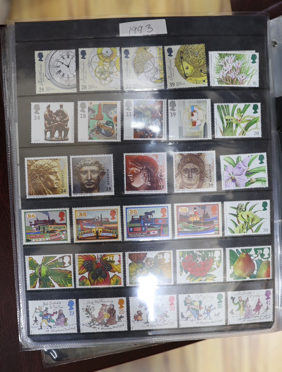 Great Britain decimal mint stamps in 5 albums up to 2012, plus four further albums including world stamps and loose